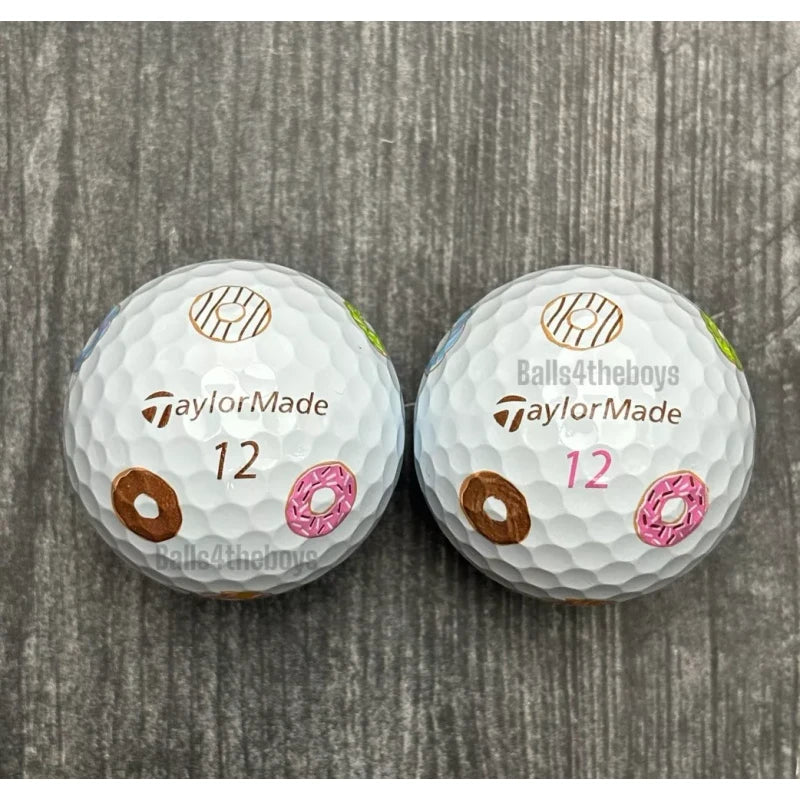 Taylormade TP5 Pix Duo of Donut Logo Golf Balls (2)