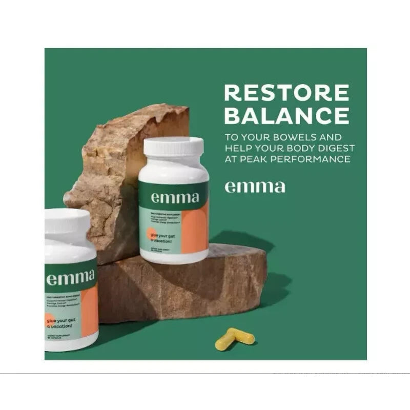 Emma - Relief Supplement Konsciens Keto for Gut Bloating 60 Capsules new