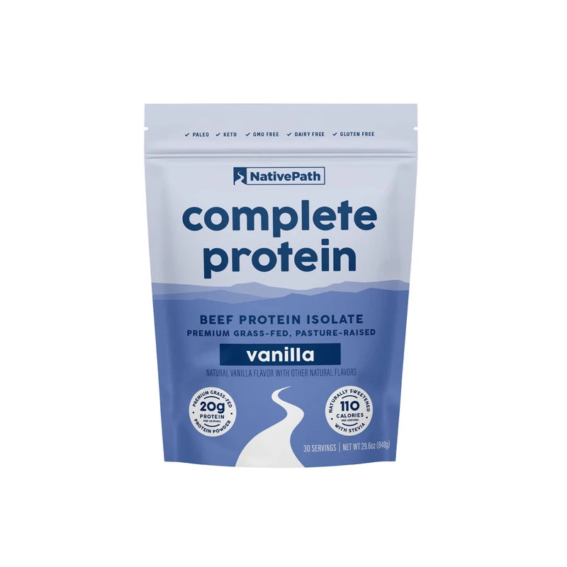 NativePath Complete Protein, Vanilla, 30 Servings