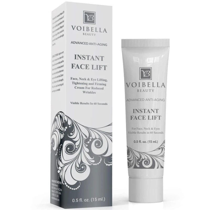 Voibella Instant Face Lift Serum 0.5 Oz Tighten Fine Lines Wrinkles Fast