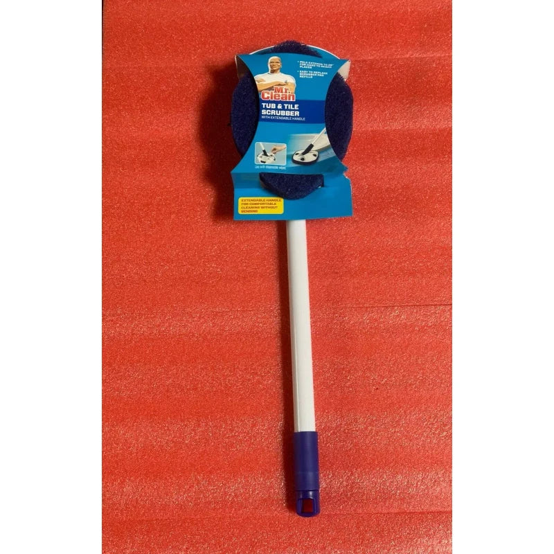 Mr. Clean Tub & Tile Scrubber with Extendable Handle up to 28 Inch