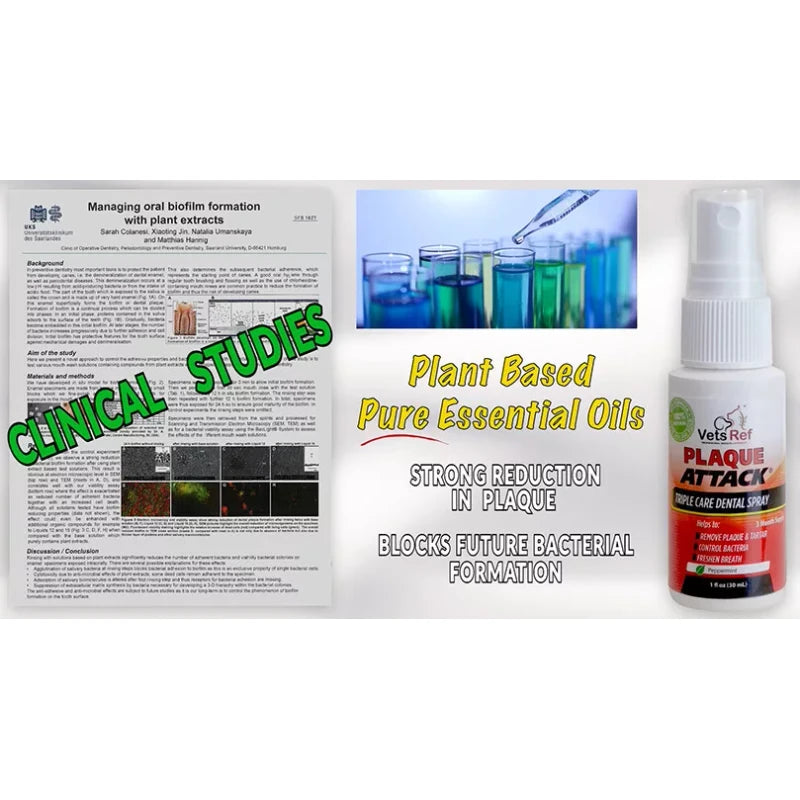 Plaque Attack Pet Dental Gel- up to 3 month supply as seen on TV.
