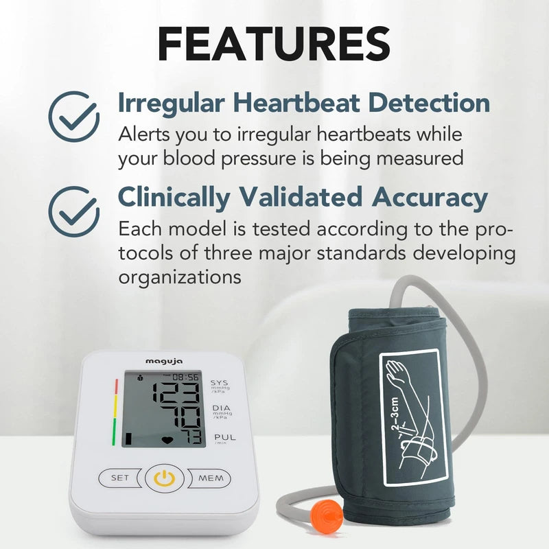 maguja Automatic Arm Blood Pressure Monitors, Digital Upper Arm Blood Pressure Machi...