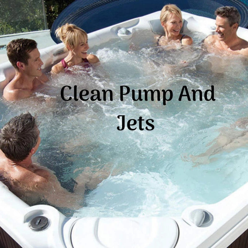 Ahh-Some- Hot Tub Cleaner, Clean Pipes & Jets Gunk Build Up | Clear & Soften Water for Jetted Tub or Swim Spa | Top Water Clarifier 6 oz