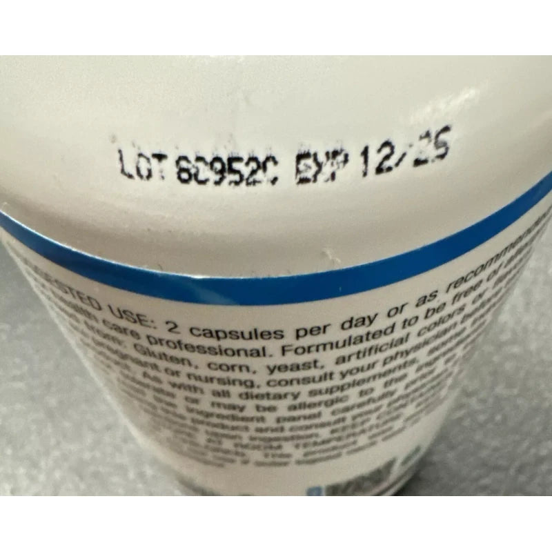 Ortho Molecular Products - Buffered C Capsules 180 Caps Exp 12/26 Free Ship