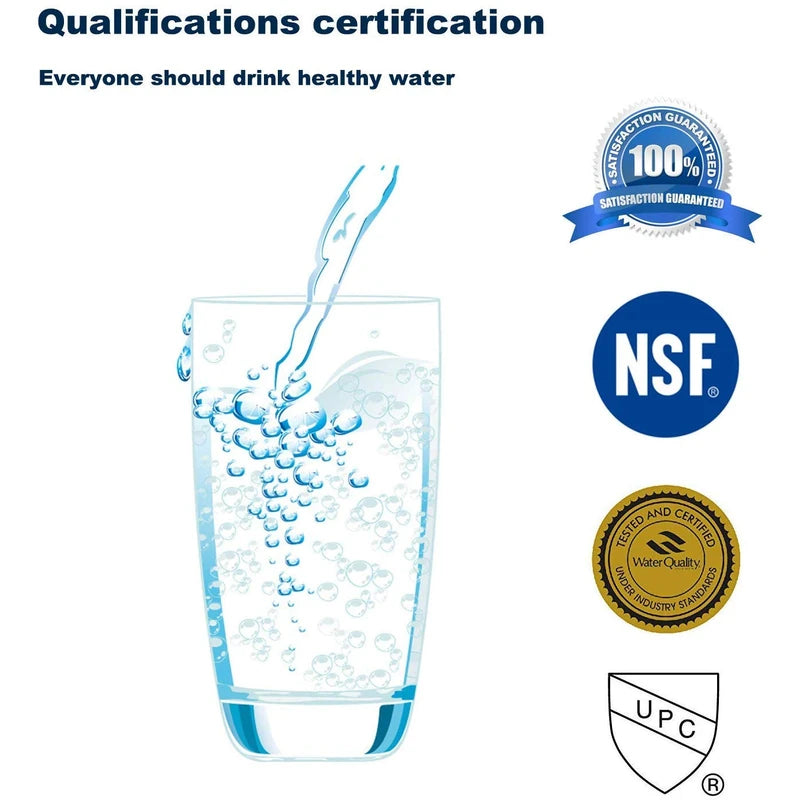 W10295370a Water Filter Compatible with Whirlpool Refrigerator Water Filter 1,W10295370,EDR1RXD1,P4RFWB,Kenmore 46-9081,Kenmore 46-9930(3 Pack,Blue)