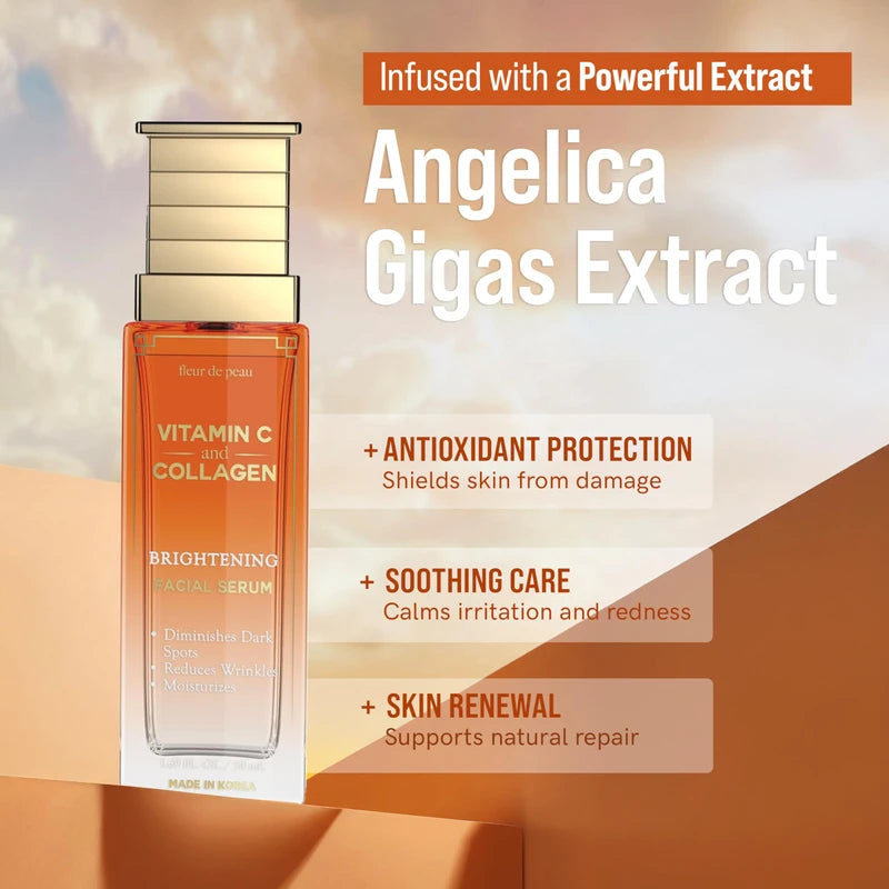 Facial Serum-Vitamin C & Collagen Brightening Facial Serum