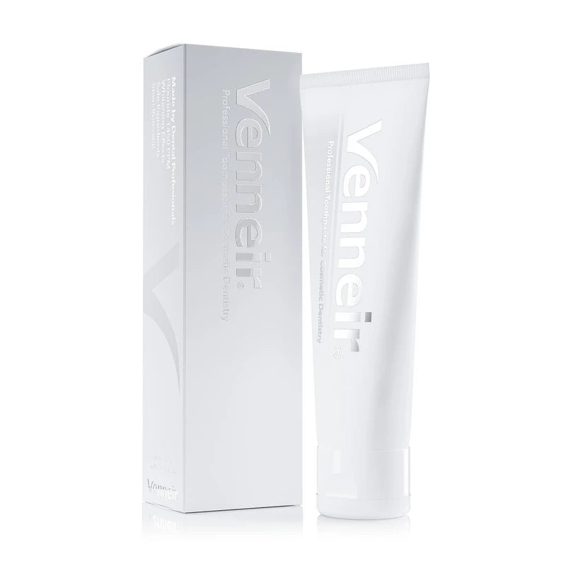 Venneir® Professional Toothpaste for Veneers, Implants, Bonding, Crowns & Natural Teeth —Effective Stain Removing, Natural, SLS Free, Pro Enamel Repair