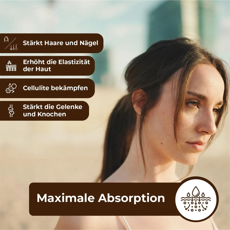 Verisol® Collagen | Collagen Joints + Skin | Hyaluronic Acid Drinking Ampoules | Pleasant Tasting Collagen Drinking Ampoules | Maximum Absorption | Gluten Free Verisol Collagen Peptides