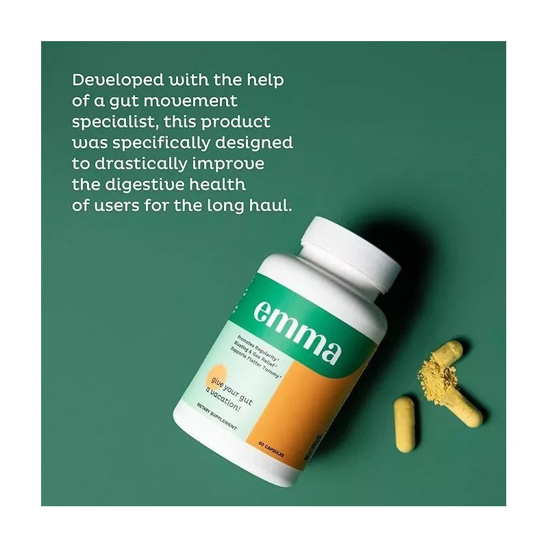 Emma - Relief Supplement Konsciens Keto for Gut Bloating 60 Capsules new