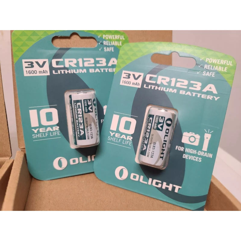 Olight OLIGHT CR123A Lithium-Ion Batteries" SET OF 4 1600mAh