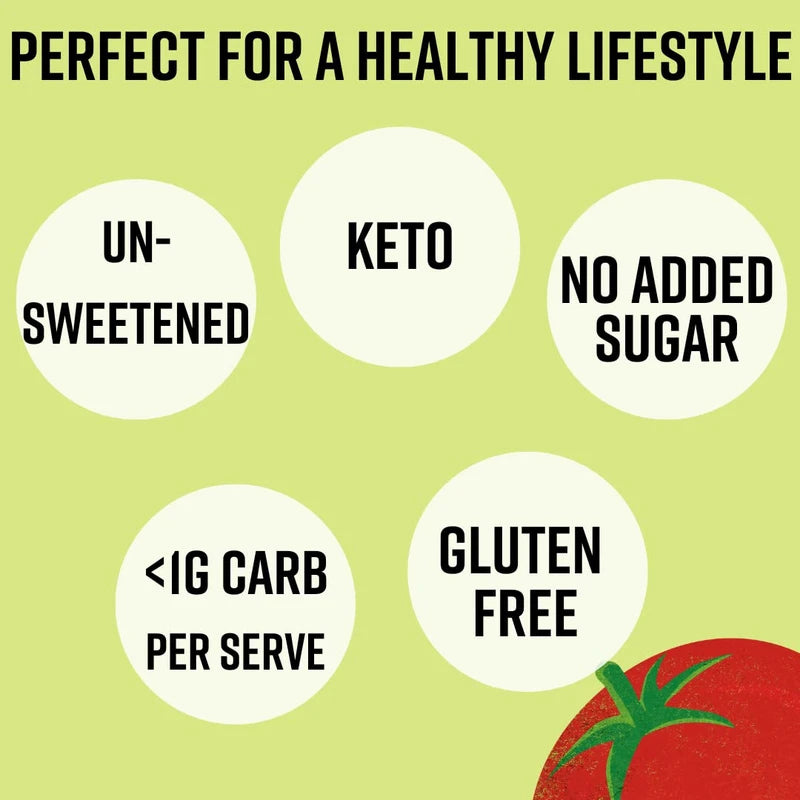 Hunter & Gather Unsweetened Ketchup Sauce | 350g Classic Ketchup Keto, Paleo, Low Carb & Vegan Friendly | Free from Added Sugar & Sweeteners