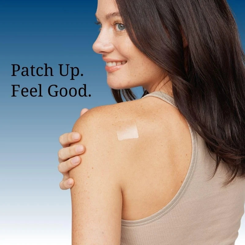 The Patch Remedy Magnesium Patches Magnesium Glycinate | 30 Topical Patches | Waterproof | 100% Magnesium Glycinate | Last 12-24 Hours