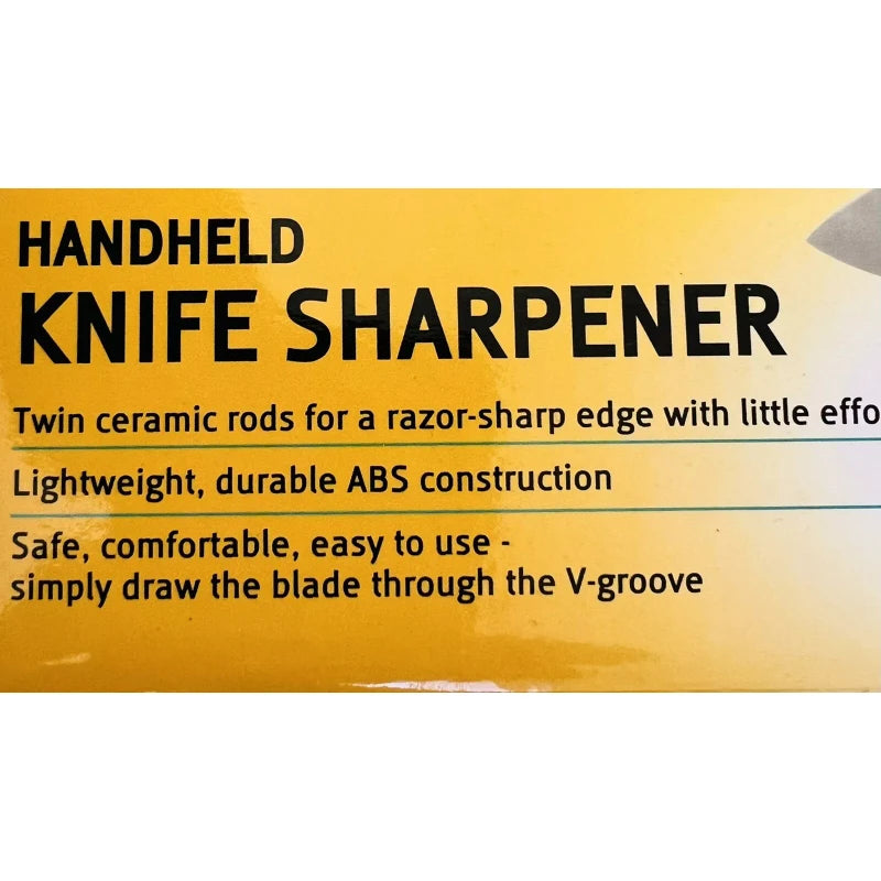 Gordon Knife Knife Sharpener Handheld Ceramic ~New~.