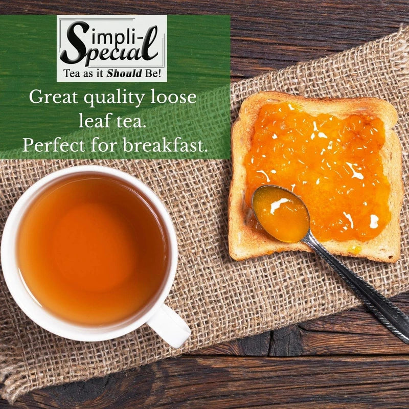 Darjeeling Decaffeinated Premium Loose Leaf Tea by Simpli-Special (50g in Resealable Pouch)