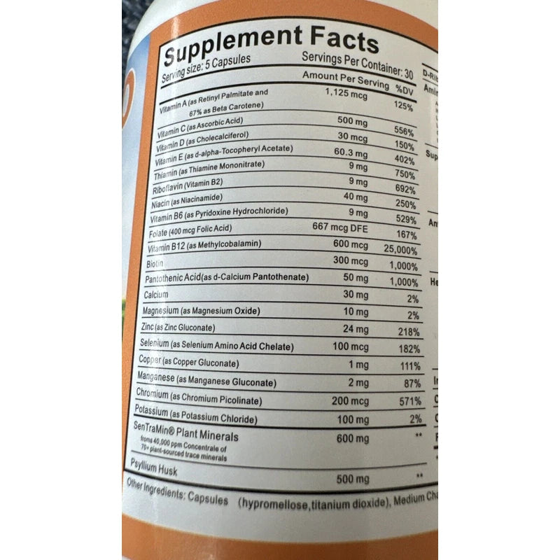 branded Immuno 150 With 70+Plant Minerals Plus 89 Additional Nutrients. 150 Caps