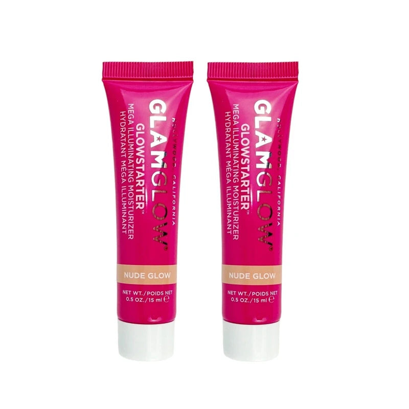 GLAMGLOW 2x Glamglow GlowStarter Mega Illuminating Moisturizer Nude Glow 1 oz Total