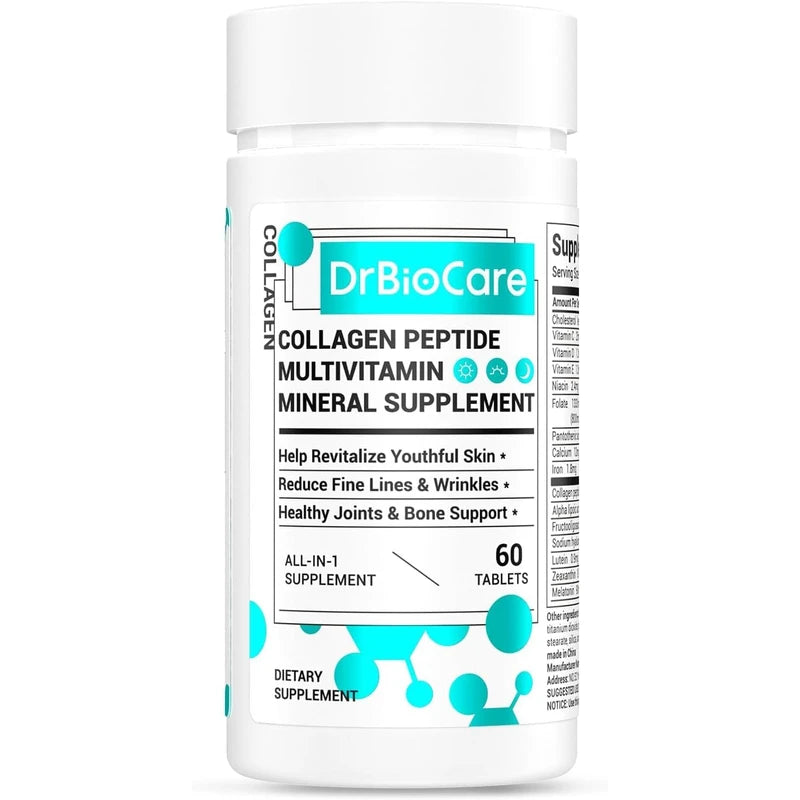 Collagen Peptides for Women, Beauty Vitamin & Mineral Supplement,Contains Vitamin D3, Probiotics for Women & Collagen Peptides,Vitamin E,Vitamin B Complex 60 Tablets