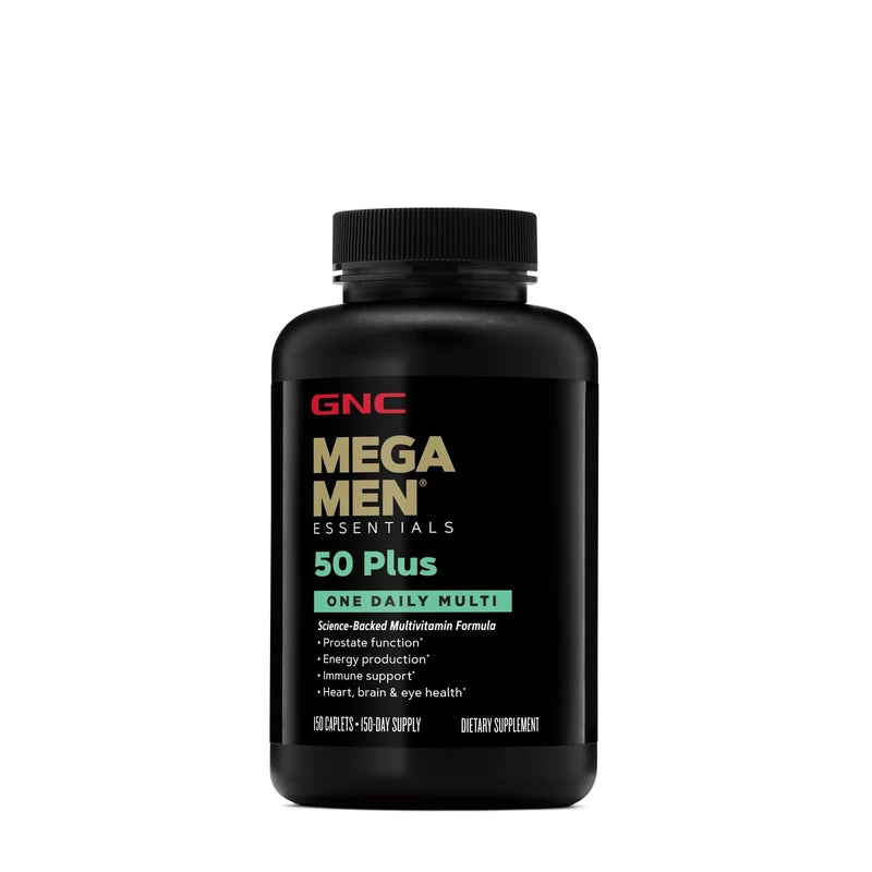 GNC Mega Men 50 Plus One Daily Multi - 60 Caplets (60 Servings)