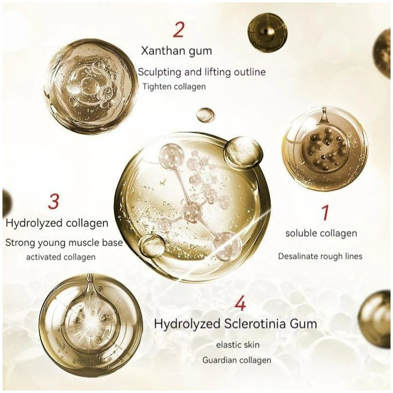 QINGLIN Polypeptide Firming Anti-Wrinkle Cream - Contains Peptides, Tocopherol, Sodium Amino Acid springtok - Specification: 1 bottle