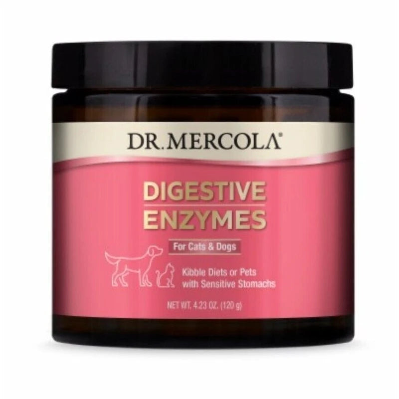 Dr. Mercola Digestive Enzymes for Cats and Dogs 4.23 oz Pwdr