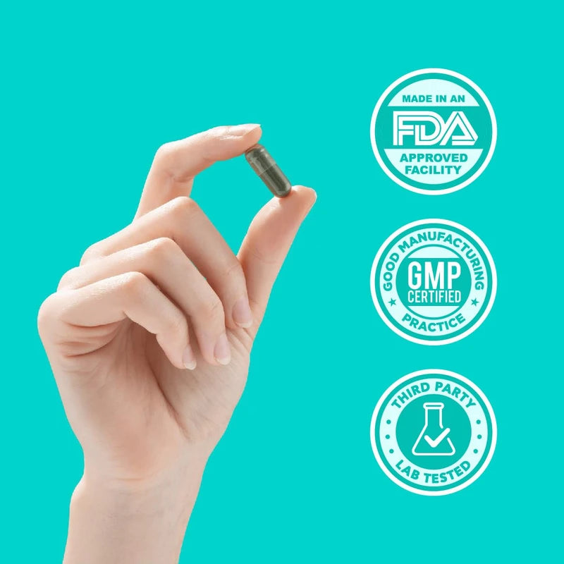 DEOS DEOS Internal Deodorant Supplement C Full Body Deodorizer for Gut Health, Skin Health, Detox & Digestion Support C Natural Odor Control Chlorophyll Pills for Head-to-Toe Freshness | 30 Capsules