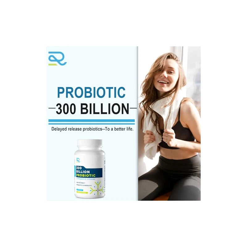 Negima Active Probiotics for Women & Men, Beneficial Daily Health Care - 300 Billion CFU Probiotic, 60 Capsules Per Pack -129