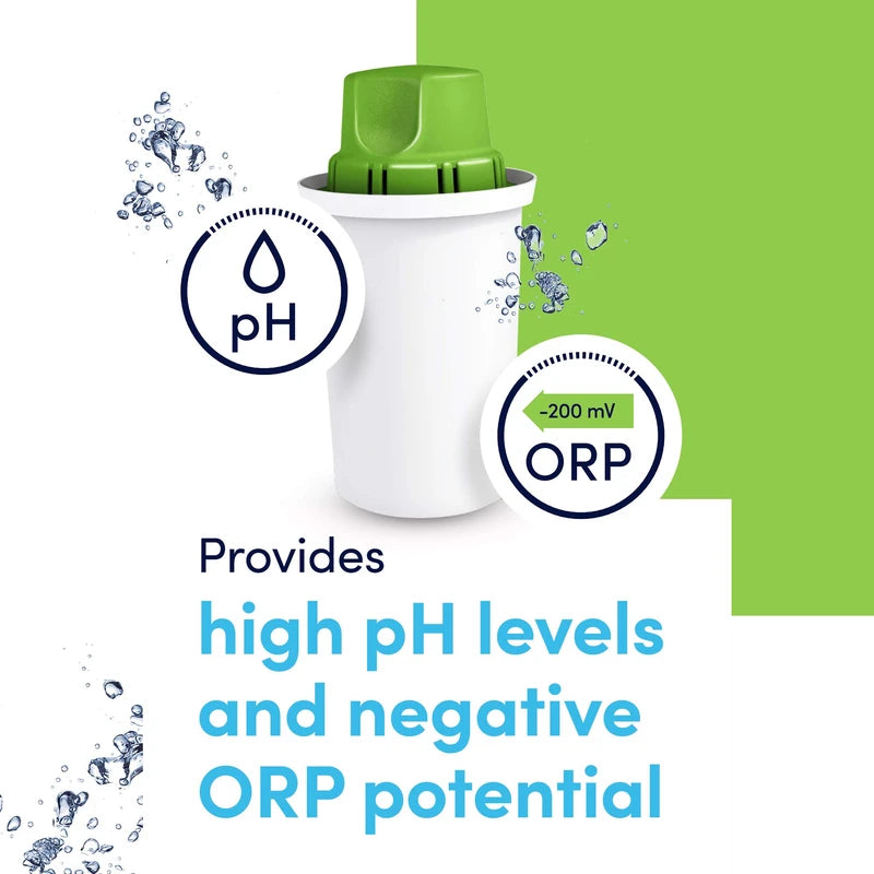 Dafi Alkalischer pH+ Wasserfilter Kartuschen für Kanne - BPA-frei Wasserfilter kompatibel mit Brita Classic, Aquaphor B100-15, Erhöht den pH-Wert - Alternative zu Flaschenwasser