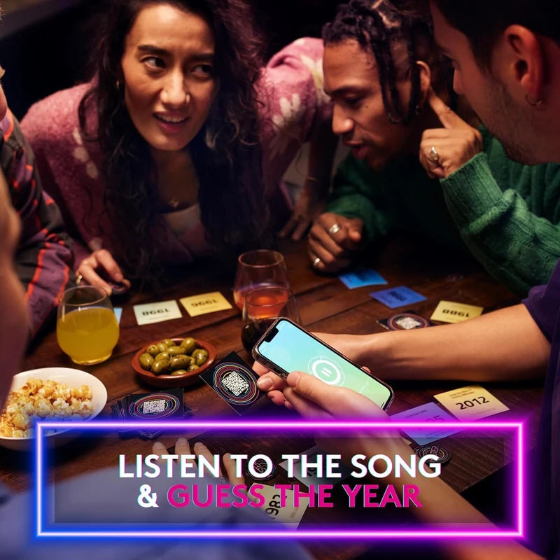 HITSTER - Guilty Pleasure - The Ultimate Music Trivia Party Game for Adults and Families - All-Time Playlist with The Greatest Hits - 2 to 10 Players Ages 16+