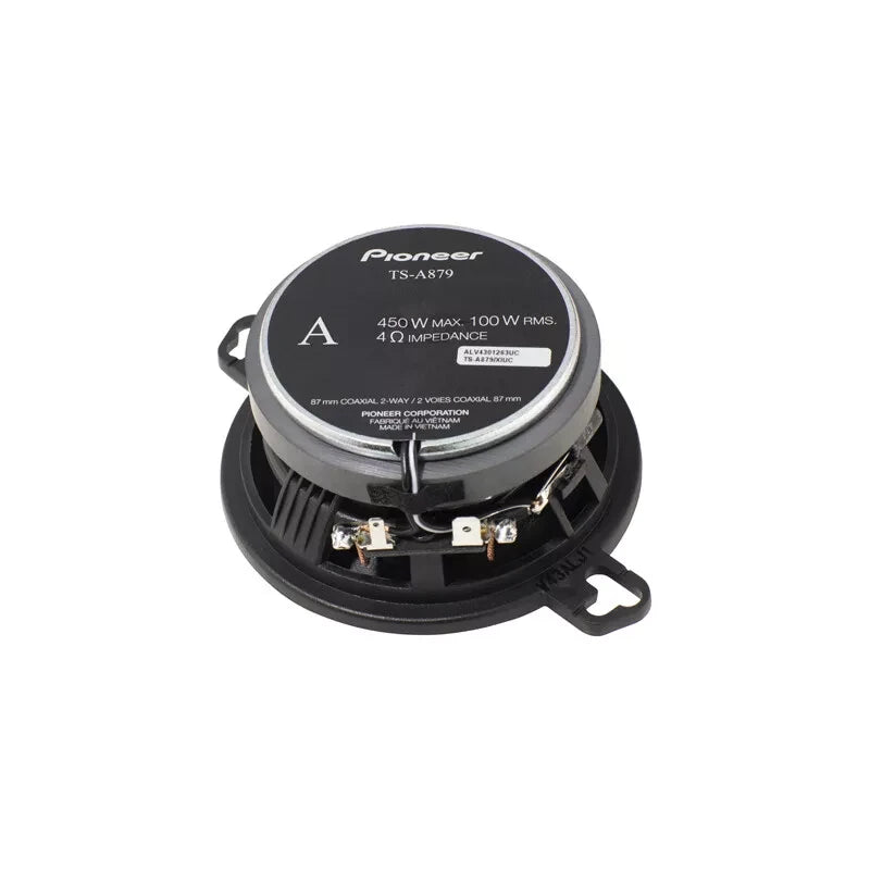 Pioneer TS-A879 3-1/2” 2-Way, 450 W Max power, 25mm Tweeter Coaxial Speaker Pair
