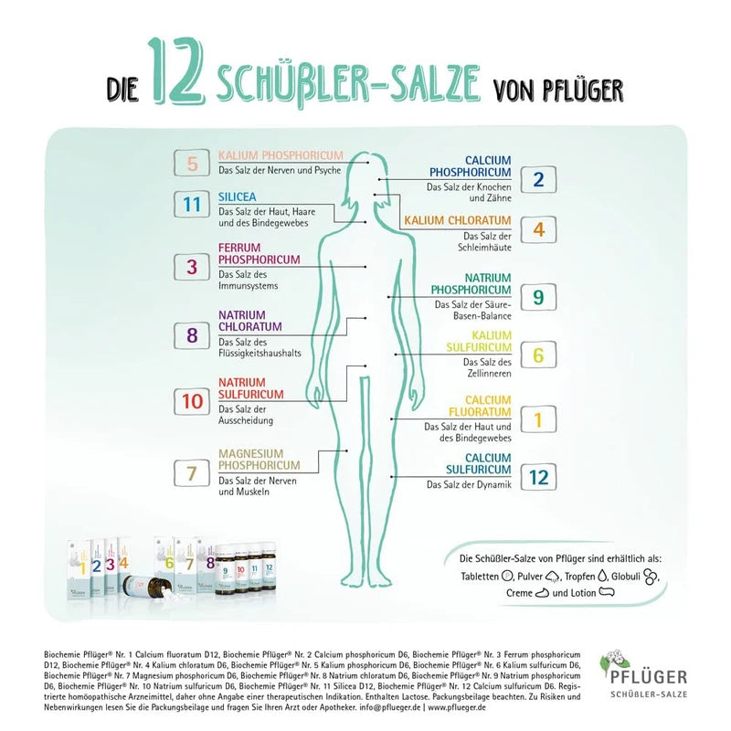 PFLÜGER Schüßler Salts No. 27 Potassium Bichromicum D6 - 400 Tablets - The Supplement for Cell Regeneration - Gluten-Free