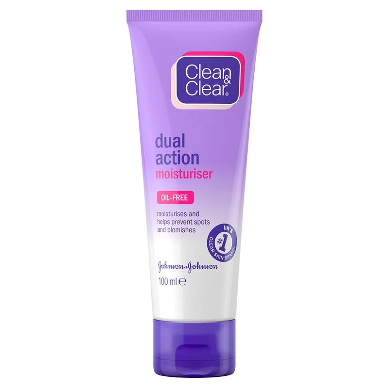 Clean & Clear Dual Action Moisturizer 100 ml, Multi-Colour