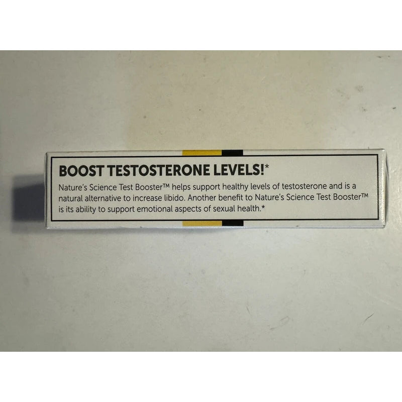 Nature's Science (Lot Of 2) Natures Science Test Booster, 12 Caplets Each, 24 Total Exp/05-2025