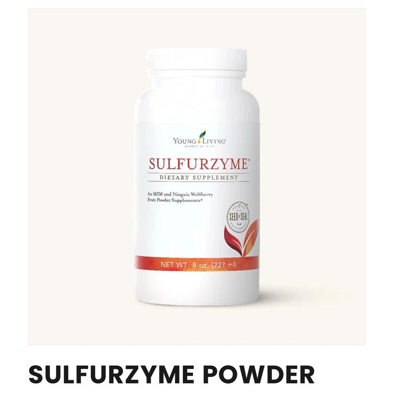 Young Living SULFURZYME POWDER 8.1 Oz Vitamin Supp Essential Oils New Fresh Seal