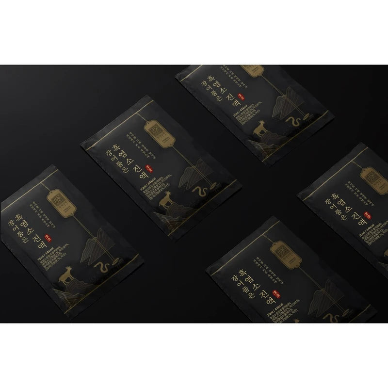 Annals of the Emperor, eel product, black goat essence 30 packets, 30 pieces, 70ml / 황제실록 장어품은 흑염소진액 30포, 30개, 70ml