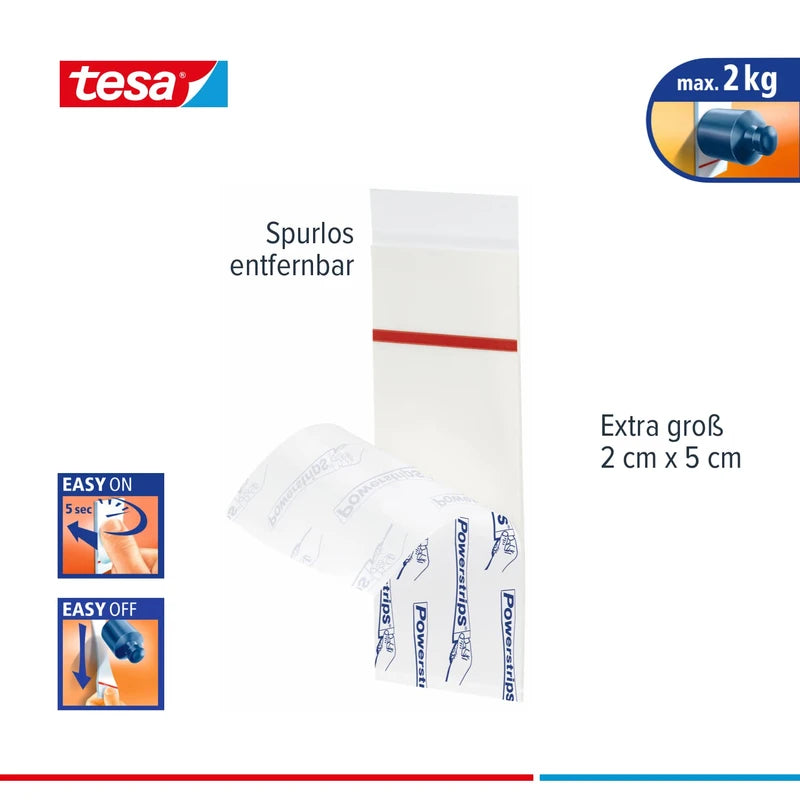 Tesa Powerstrips Large, 58000