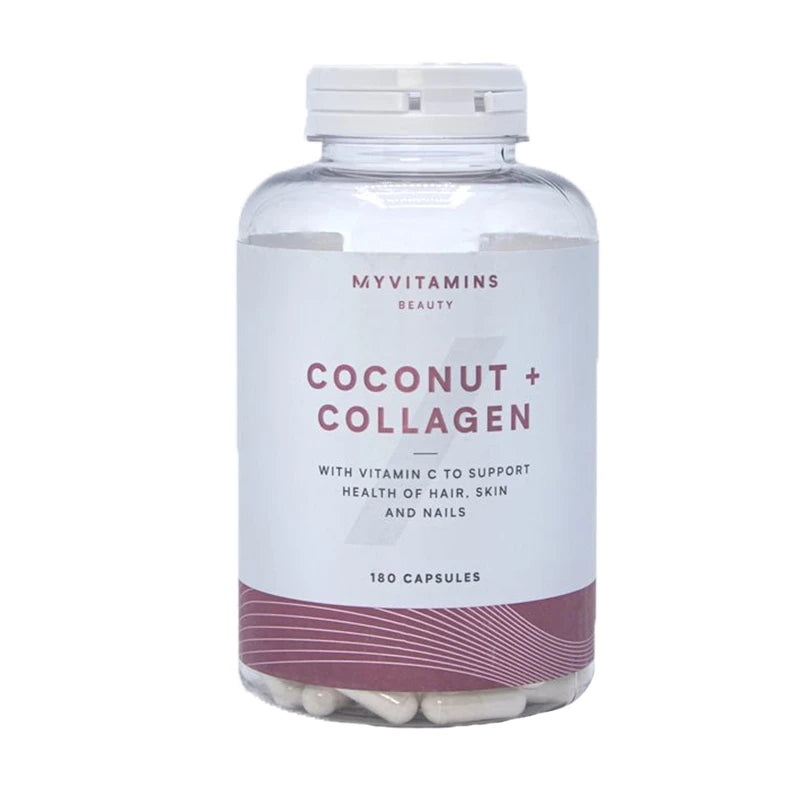 Coconut + Collagen (180 Capsules) - Myvitamins