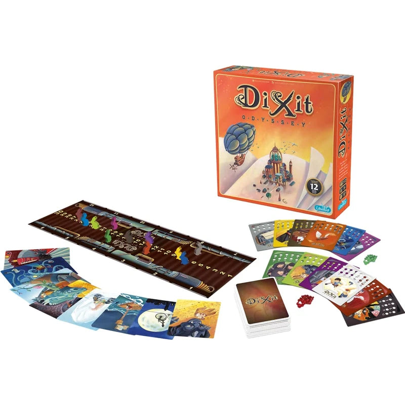 Asmodee | Dixit – Odyssey | FR/NL | LIBELLUD | ab 8 Jahren | 3 bis 12 Spieler | 15 0 30 Minuten | Vereinsspiel