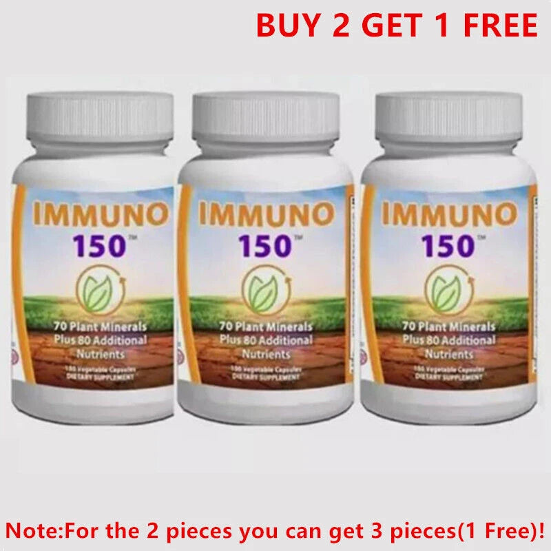 3 Pack Immuno 150 The Ultimate Multi Vitamin, Immune Booster, 150 Capsules