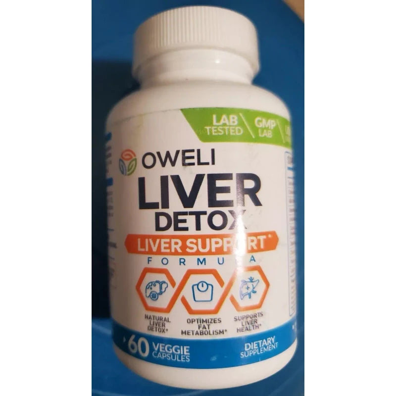 OWELI LIVER DETOX 60capsules. natural detox complex exp 09/2027