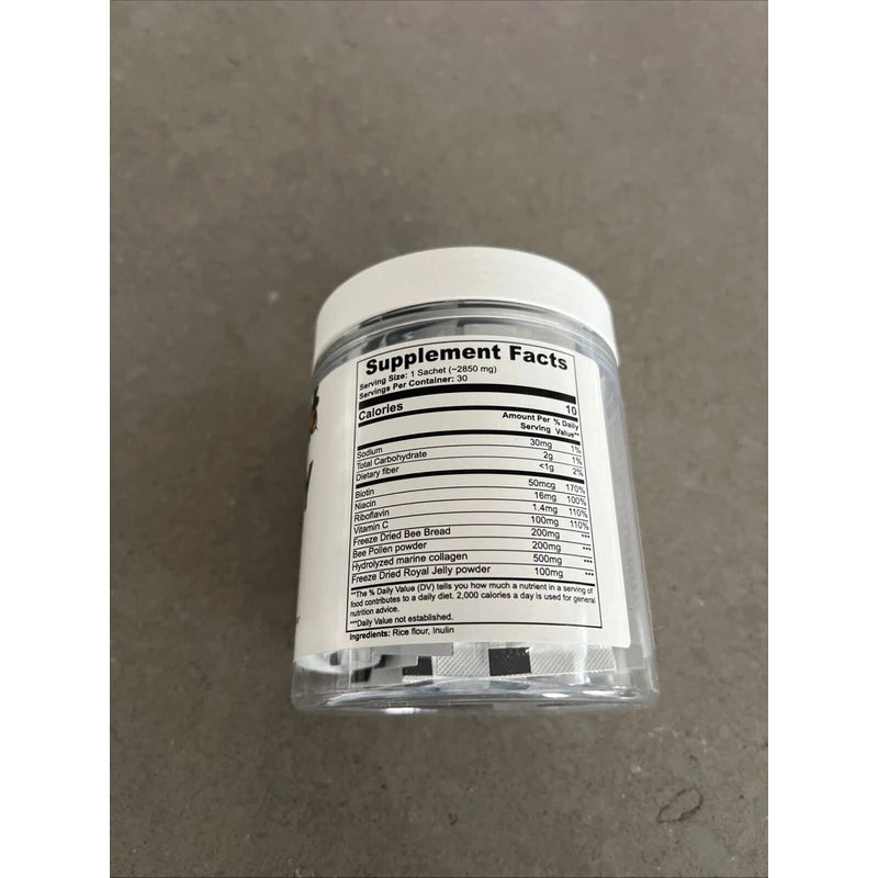 BEE VITALITY SHOT Bee Pollen & Royal Jelly 30 Sachets | Exp 04/2026 FAST SHIP!