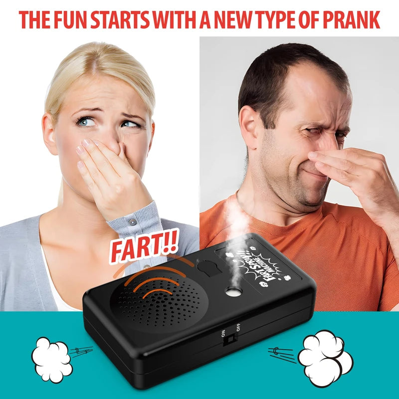 Fart Machine with Remote, Remote Controll Fart Spray Machine with 20 Realistic Sounds,Fart Spray Prank Toy, Pranks Jokes Gag Gift for Kids Adults