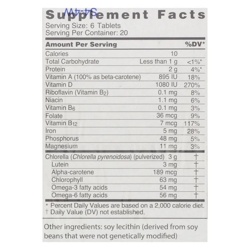 Sun Chlorella , 500Mg, 120 Count
