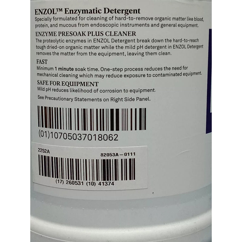 ASP (1 Gallon) ASP Enzol Enzymatic Detergent Liquid REF 2252 EXP:05-31-2026
