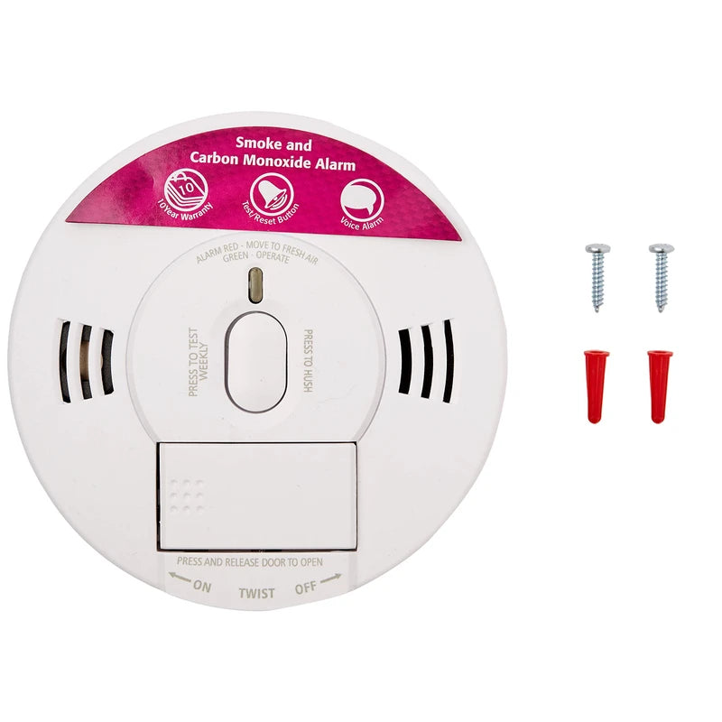 Kidde 10SCO Combination Smoke and Carbon Monoxide Alarm with Voice Notification