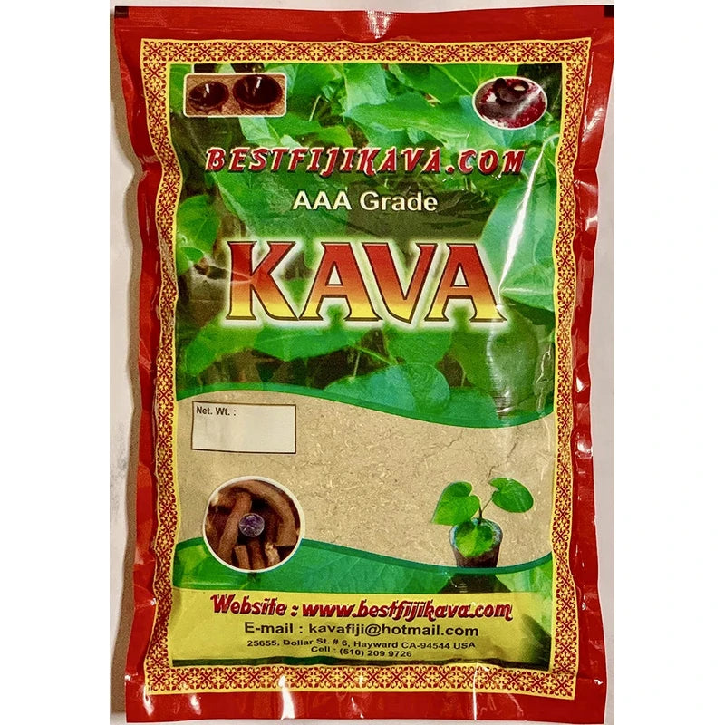 AAA Grade Waka KAVA Powder - 1/2 LB - | Powdered Kava Kava Roots from Fiji | 100% Noble | Hand Selected for Quality