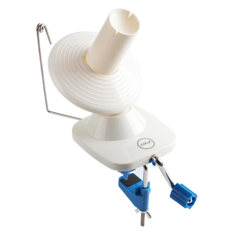 Yarn Winder - Hand-Operated Yarn Ball Winder & Spinner with Metal Handle, Table Clamp for 1 3/4" Surfaces - Perfect Crochet Tools, Create Yarn Cakes up to 4oz - Essential Yarn Roller for Crocheting