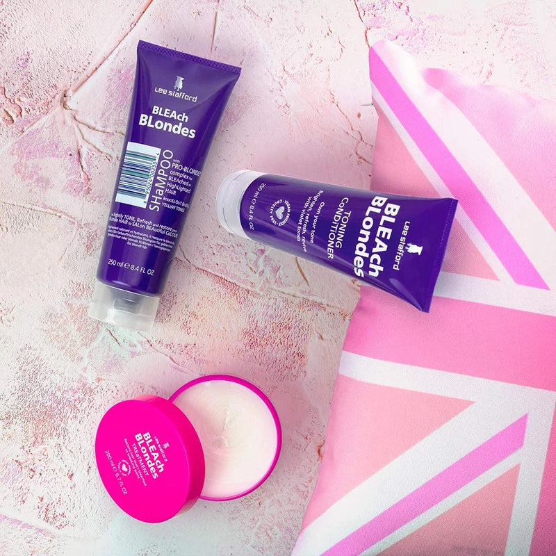 Lee Stafford Bleach Blondes Purple Toning Shampoo - A weekly violet toning shampoo for Blondes