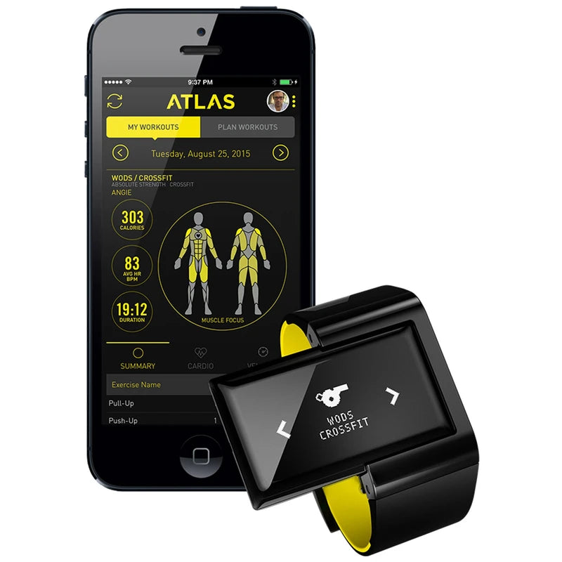 Atlas Wristband 2: Digital Trainer + Heart Rate Band