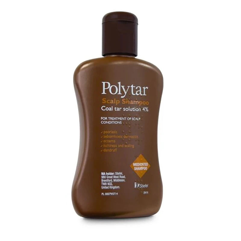 Polytar Scalp Coal Tar Shampoo, 150ml